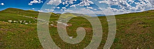 Georgia high in the mountains landscape panorama