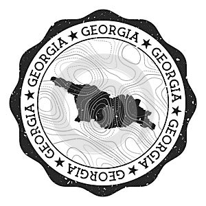Georgia outdoor stamp.