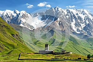 Georgia`s highest summit - Shkar and Lamaria Monastery