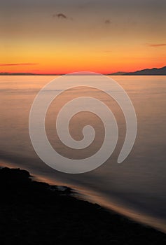 Georgia Strait Salish Sea Sunset Twilight photo