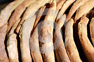 Georgian bread on counter