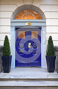 Georgian Door in Harley Street