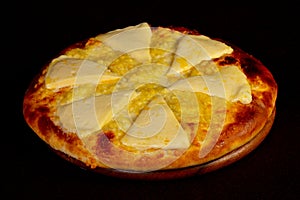 Georgian hachapuri with cheese