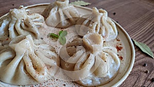 Georgian Khinkali dumplings