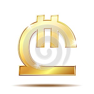 Georgian lari currency symbol