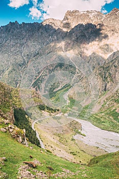 Georgian Military Road, Voyenno-Gruzinskaya doroga, is the historic name