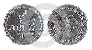 Georgian old coin (1993 year)