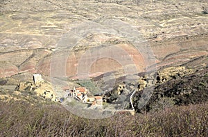 Georgian Orthodox monastery complex David Gareja.