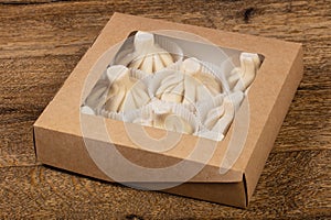 Georgian raw Khinkali