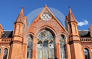 Georgian red brick mansion in Dublin