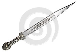 Georgian sword isolated