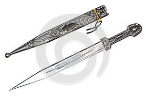 Georgian sword isolated
