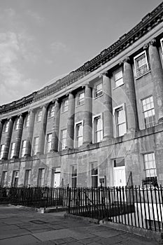 Georgian Town Houses in Bath England