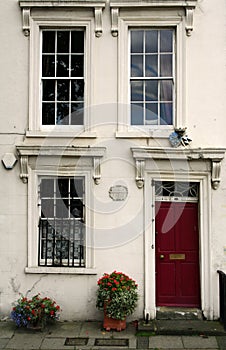 georgian townhouse facade london city house