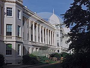 Georgian townhouse mansions surrounding Regent`s Park photo