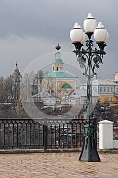 Georgievskaya church, 18th century. View from observation deck. Vladimir, Russia