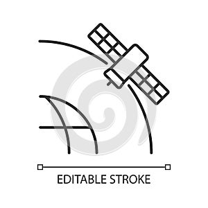 Geostationary Satellite linear icon