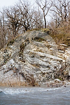 Geosyncline near the river Adegoi