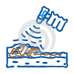 geotechnical analysis hydrogeologist icon doodle illustration photo