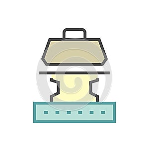 Geotechnical engineering testing icon