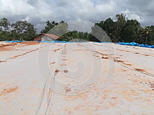 Geotex laying