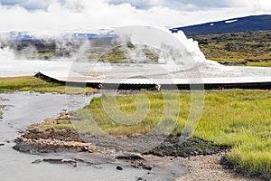 Geothermal activity, Iceland