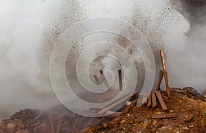 Geothermal area