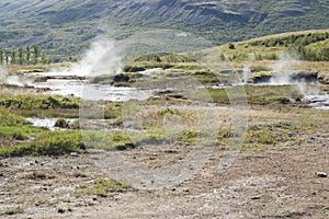 Geothermal area in Iceland