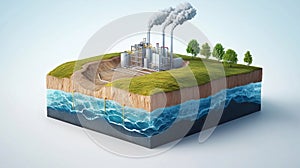 Geothermal energy extraction process