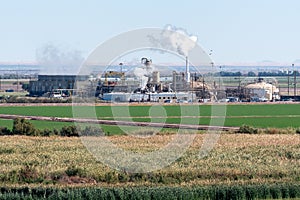 Geothermal energy plant in imperial County, California