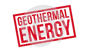 Geothermal Energy rubber stamp