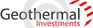 Geothermal investments and logo template