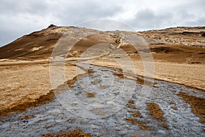 Geothermal landscape in Iceland2