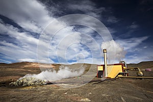 Geothermal plant