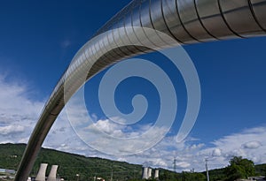 Geothermal plant in tuscany