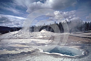 Geothermal Pool Yellowstone photo