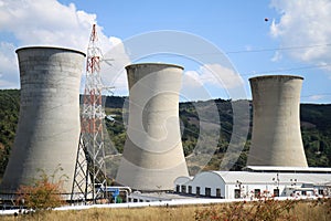 Geothermal power production in Larderello, Tuscany