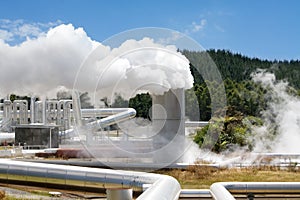 Geothermal power station alternative energy