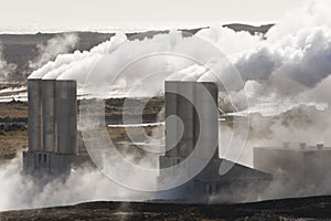 Geothermal Power Station in Iceland