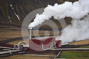 Geothermal Power Station in Iceland