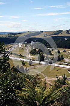 Geothermal Power Station in New Zealand