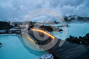 Geothermal Spa Blue Lagoon in Reykjavik, Iceland
