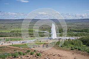 Geothermal zone of Geysir and Strokkur