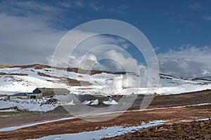 Geothermal zone in MÃ½vatn - Iceland