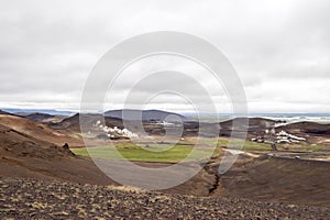 Geothermic landscape Iceland