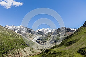 Gepatsch glacier 2016 in Kaunertal valley