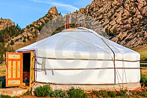 Ger tourist camp, Mongolia