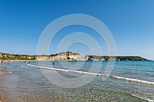 Gerakas beach in Zakynthos island in Greece.