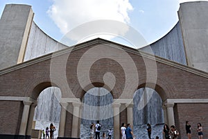 Gerald D. Hines Waterwall Park in Houston, Texas