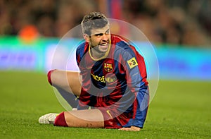 Gerard Pique of Barcelona